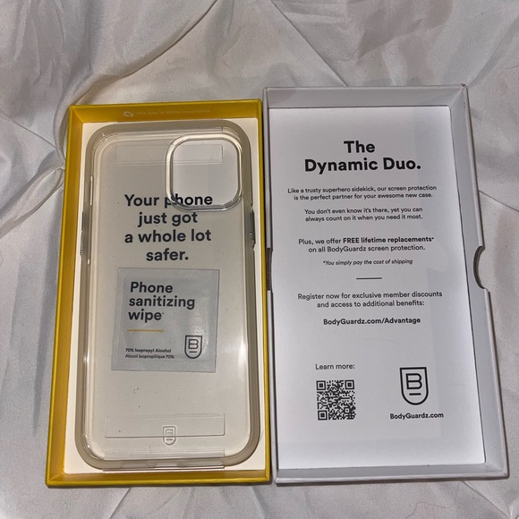 BRAND NEW Clear BodyGuardz Phone Case (for iPhone 12 Pro Max) - Picture 3 of 8